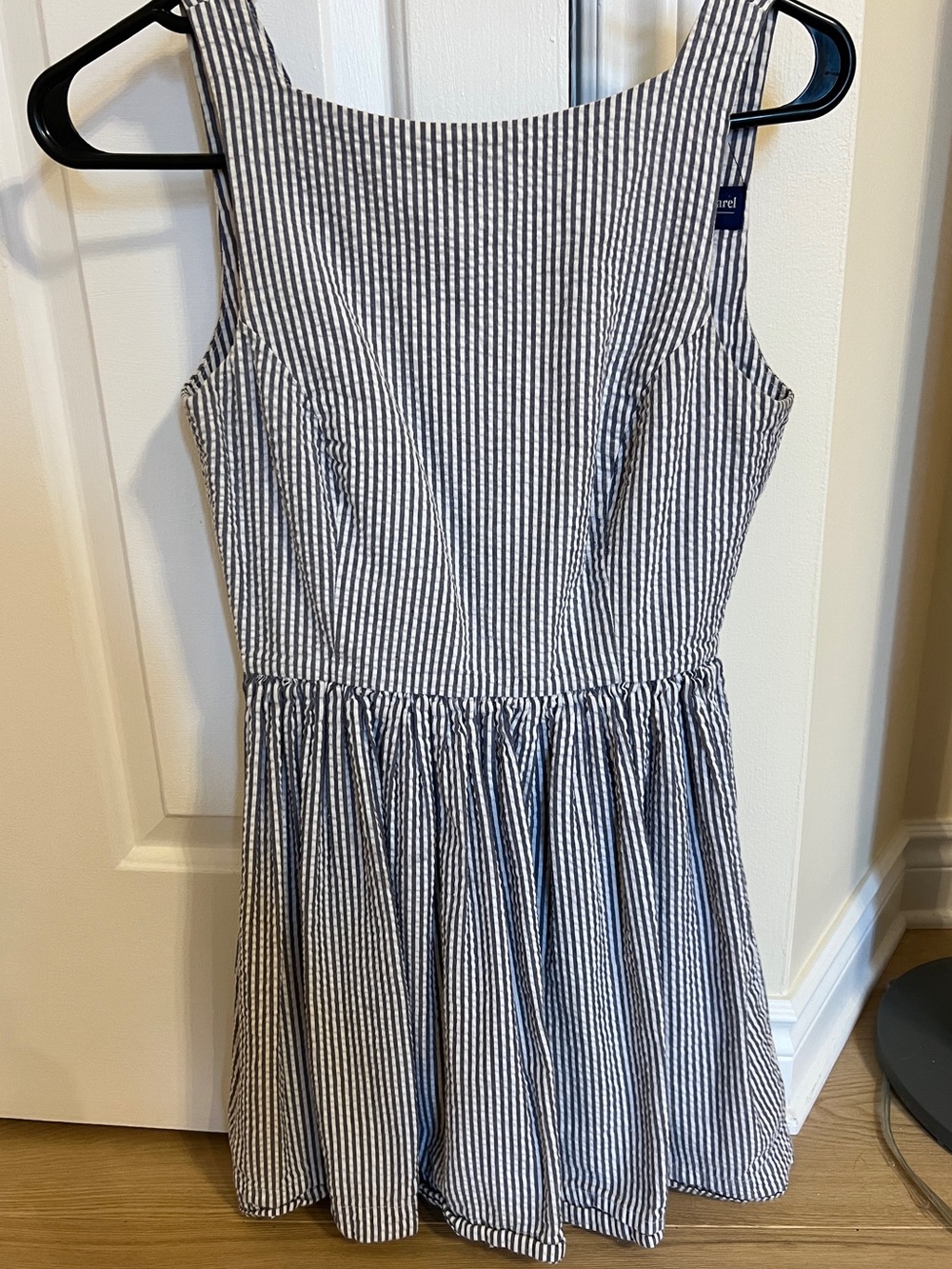 American Apparel Blue and White Pinstripe Sundress for Girls